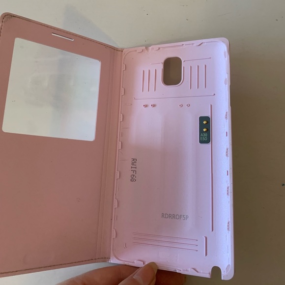 Galaxy note 3 phone case in baby pink - Picture 4 of 5